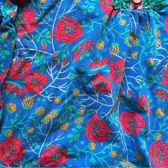 Matilda Jane Make Believe I Believe Tunic Long Sleeve Boho Blue Girls Size 10 - Picture 3 of 10